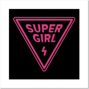 super girl magnet Posters and Art